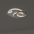 Minimalist eye lamp full living room children's room finger ceiling lamp 3d model