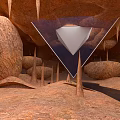 Cave Mountain Cave Realistic 3d model