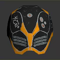 Sci-Fi Helmet Alien Helmet High Tech Helmet Game Helmet 3d model