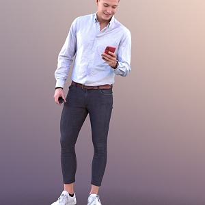 modern man 3d model