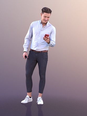 modern man 3d model