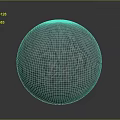 3D Glowing Lava Textured Sphere With Reflective Red Orange Surface Patterns