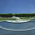 Scenic Urban Park Landscape With Large Lake Green Spaces Walking Paths Recreational Areas And Trees