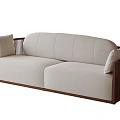 Modern double sofa 3d model