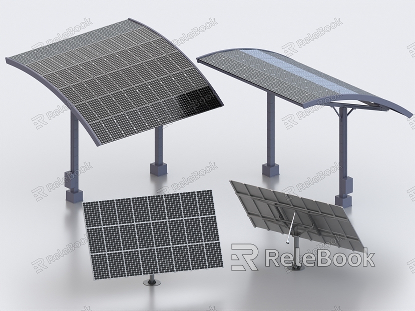 Solar panels, solar panels, new energy equipment, solar cells model