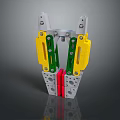 Pipe pliers vise bench vise wrench tool hardware tool processing tool furniture 3d model