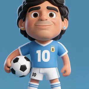 Maradona 3d model
