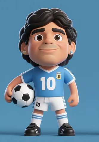 Maradona 3d model