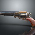 revolver revolver pistol semi-automatic pistol automatic pistol modern weapon hot weapon 3d model