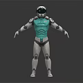 Modern Robot Warrior Robocop 3d model