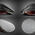 Modern Hat Military Cap Vintage Retro Officer Hat Soldier Hat Officer Hat Police Hat 3d model