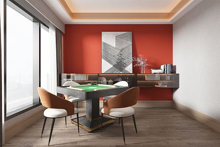 Modern Chess Room 3d model