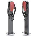 Tesla charging pile 3d model