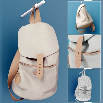 Schoolbag 3d model