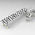 Industrial assembly line automatic production line 1148 3d model