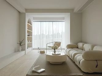 modern living room 3d model