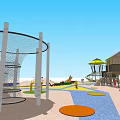 Children's Play Area Design With Colorful Play Structures And Safe Outdoor Zones