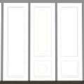 White Wainscoting Panel Designs With Decorative Patterns And Various Styles
