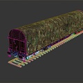 train wagon carriage train carriage rail train vintage carriage vintage train 3d model