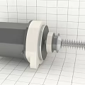 modern mechanical parts mechanical workpiece 3d model