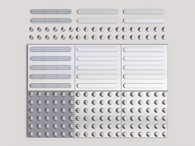 Municipal Road Metal Covers With Drainage Patterns And Anti Slip Surfaces 3d model