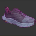 Blue And Light Blue Running Shoes With Mesh Upper Pink Tongue And Cushioned Sole
