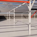 Durable Sunshade Canopy Metal Frame Structure For Outdoor Patio Installation