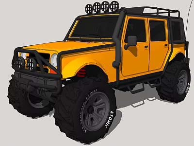 Hyundai Jeep 3d model Hyundai Jeep 3d model