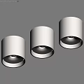 Stylish Modern White Downlights Spotlights Ceiling Mounted Indoor Lighting Design