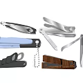 Assorted Hand Tools Including Nail Clippers Bottle Opener And Pocket Knives