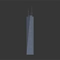 Modern Skyscraper Architecture Featuring Sleek Glass Facade And Spire Antenna