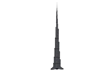 Mall Building Asia's Tall Building Dubai's Tall Building 3d model