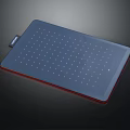 Contemporary Digital Touchpad With Red Border And Surface Touch Dots For Devices