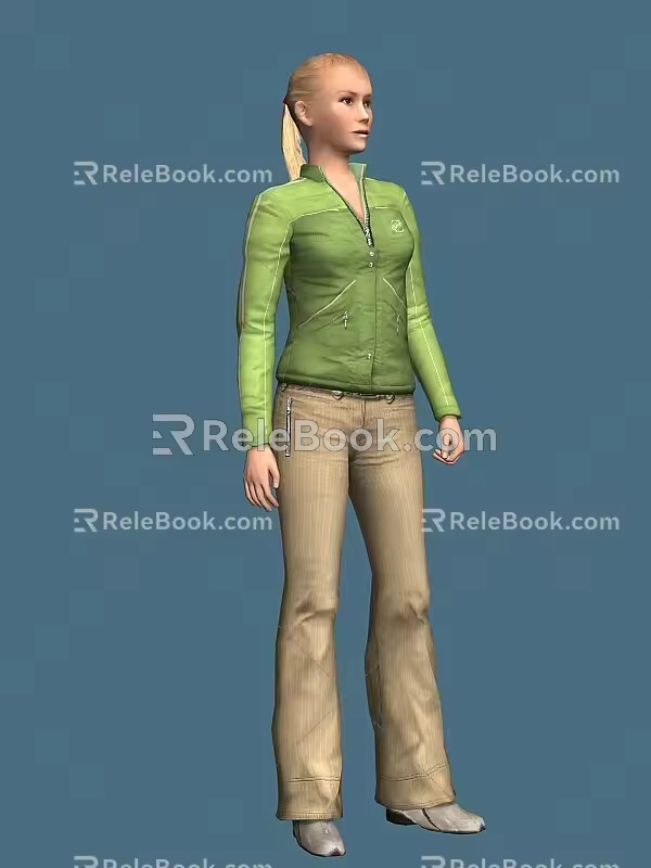 Modern Game Characters Female Characters 3d model