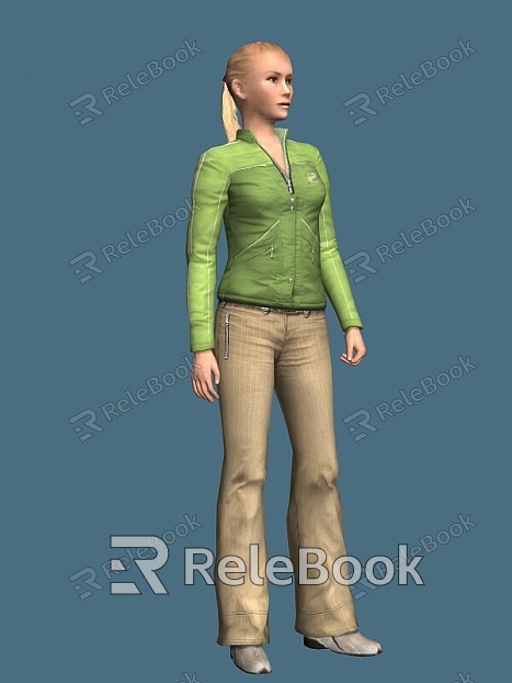 Modern Game Characters Female Characters model