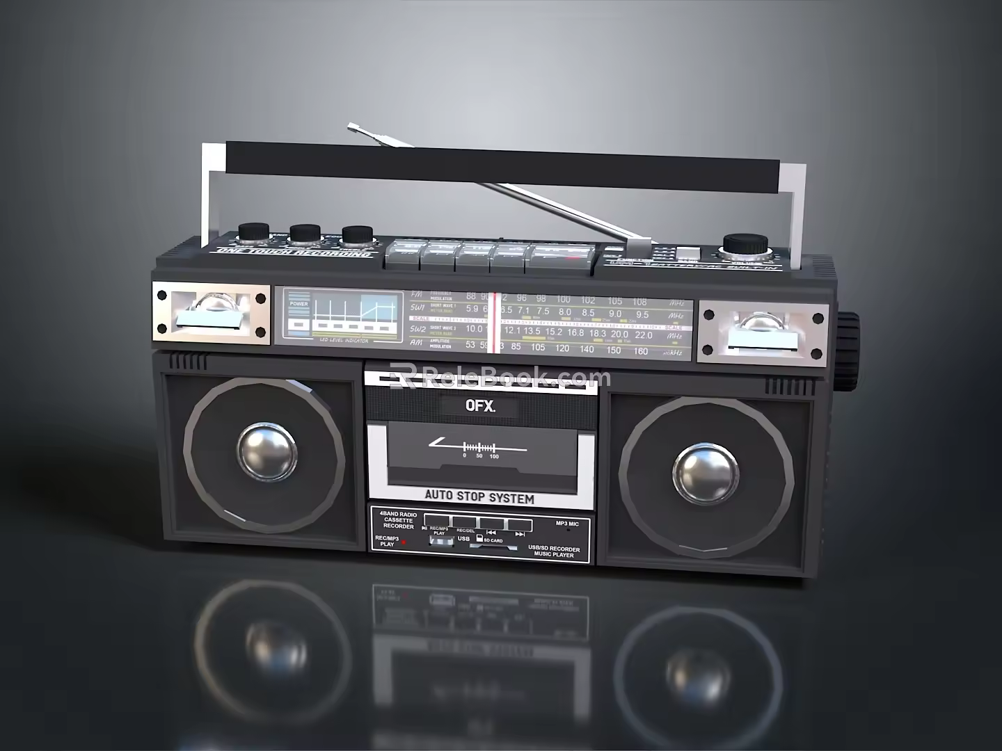 Sony Walkman Recorder Vintage Recorder Card Machine Tape Retro Recorder 3d model