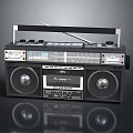Sony Walkman Recorder Vintage Recorder Card Machine Tape Retro Recorder 3d model