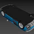 Blue Audi R8 Sports Car With Sleek Modern Exterior And Sporty Design