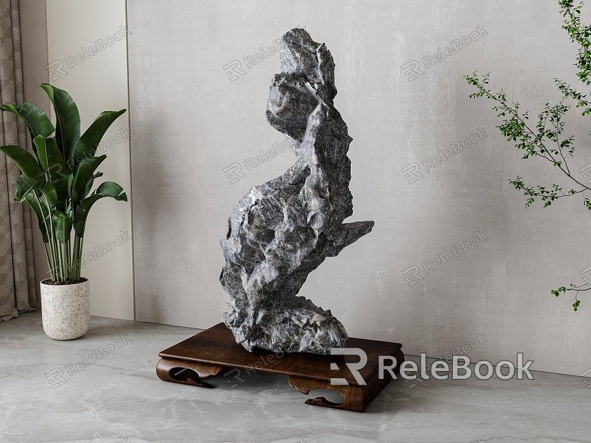 New Chinese stone rockery ornaments model