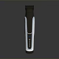 Sleek Modern Personal Care Electric Trimmer With Blue Accents And Handheld Design