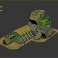 Futuristic Yellow Function Vehicle With Advanced Structure
