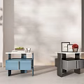Simple bedside table 3d model