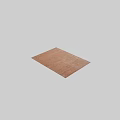 Elegant Beige Square Carpet With Coral Intricate Traditional Patterns And Soft Texture
