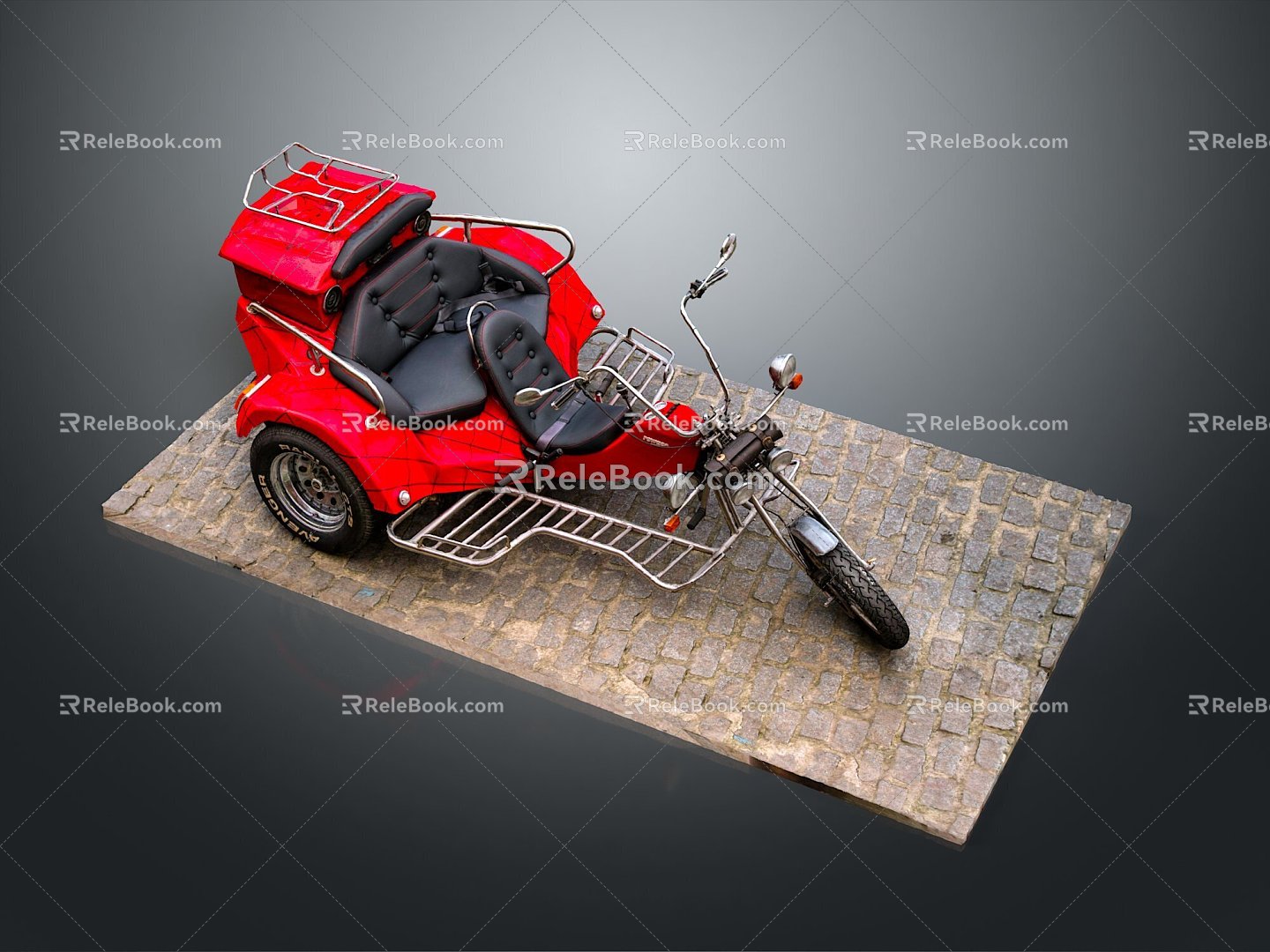 Motorcycle Two-wheeled Motorcycle Cross-country Motorcycle Road Race Motorcycle Motor Vehicle Transport 3d model