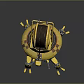 Modern Robot Warrior Rope Robot Police 3d model