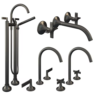 Modern faucet 3d model