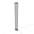 Modern Slim Metal Floor Lamp With Minimalist Design For Living Room