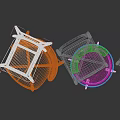 Various Design Bar Stools With Upholstered Seats Woven Backrests And Metal Wooden Legs
