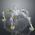 Mechanical Spider Robot With Multi Legged Robotic Structure And Design Elements