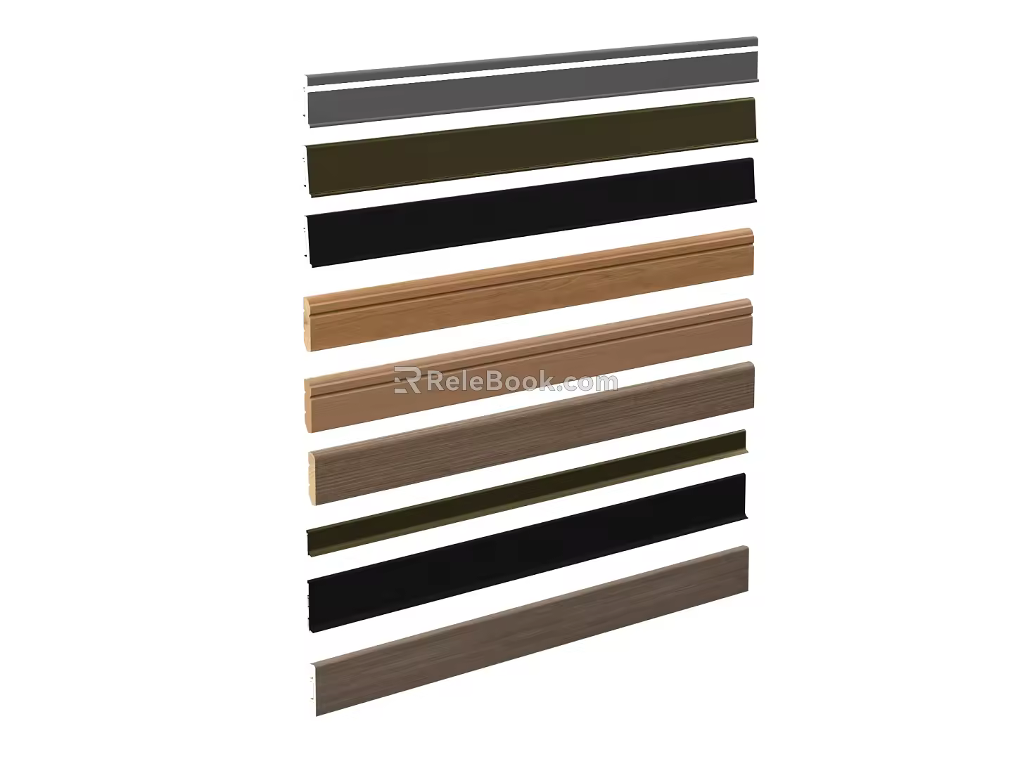 Simple skirting line skirting line plaster line component line 3d model